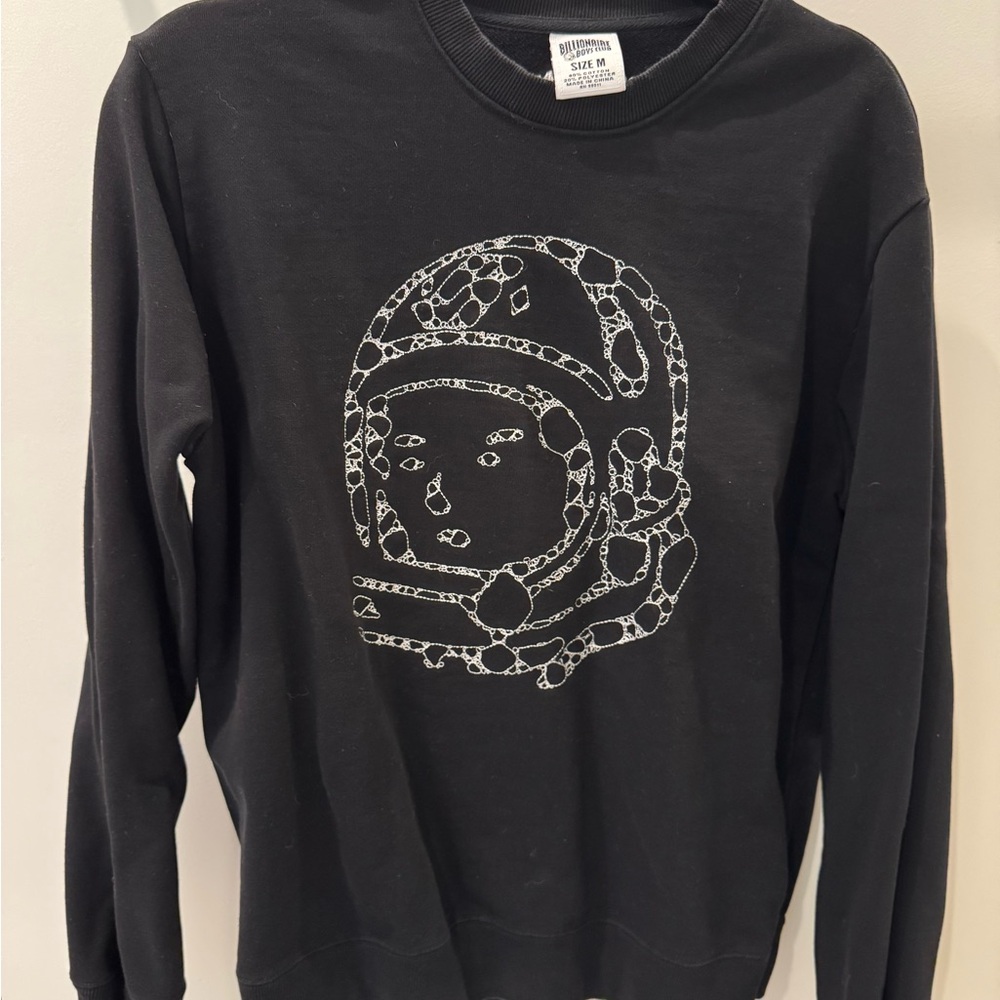 Billionaire Boys Club Black Crewneck Sweater with Graphic